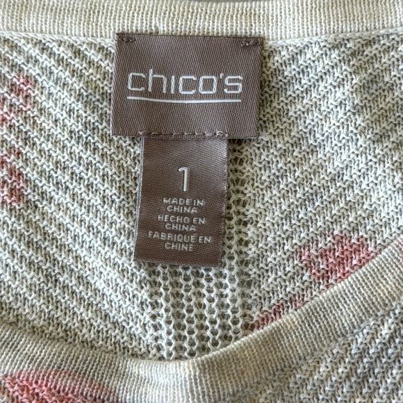 Chico’s, Size 1 (Medium-8),Lightweight Fall Sweater - Picture 3 of 10